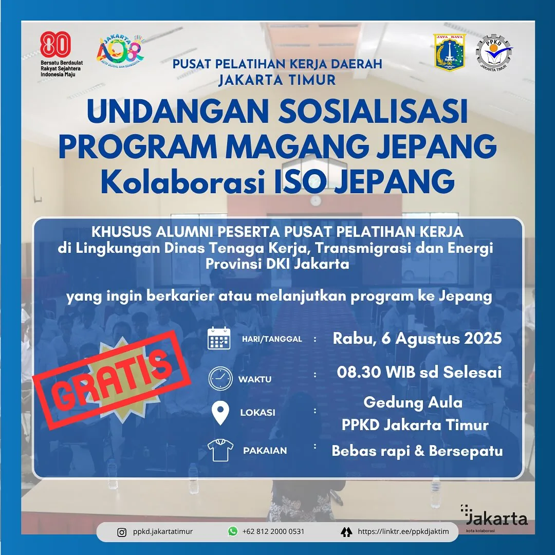 UNDANGAN SOSIALISASI PROGRAM MAGANG JEPANG – PPKD KABUPATEN KARANGASEM